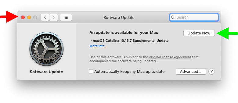 Apple Update Install Now
